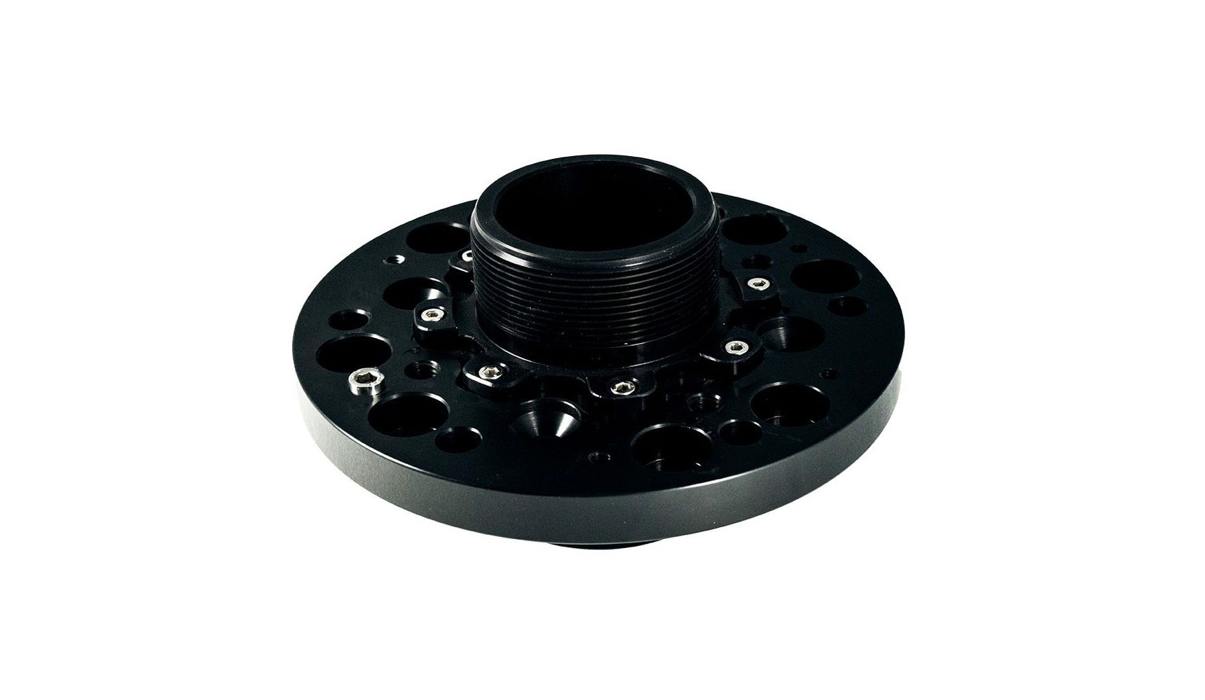 CARTONI - AT961 - Adaptateur de fixation européenne plate/base Mitchell avec écrou crénelé