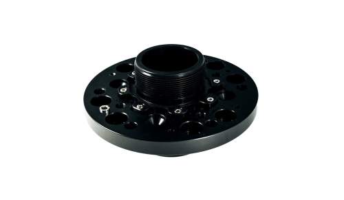 CARTONI - AT961 - Adaptateur de fixation européenne plate/base Mitchell avec écrou crénelé