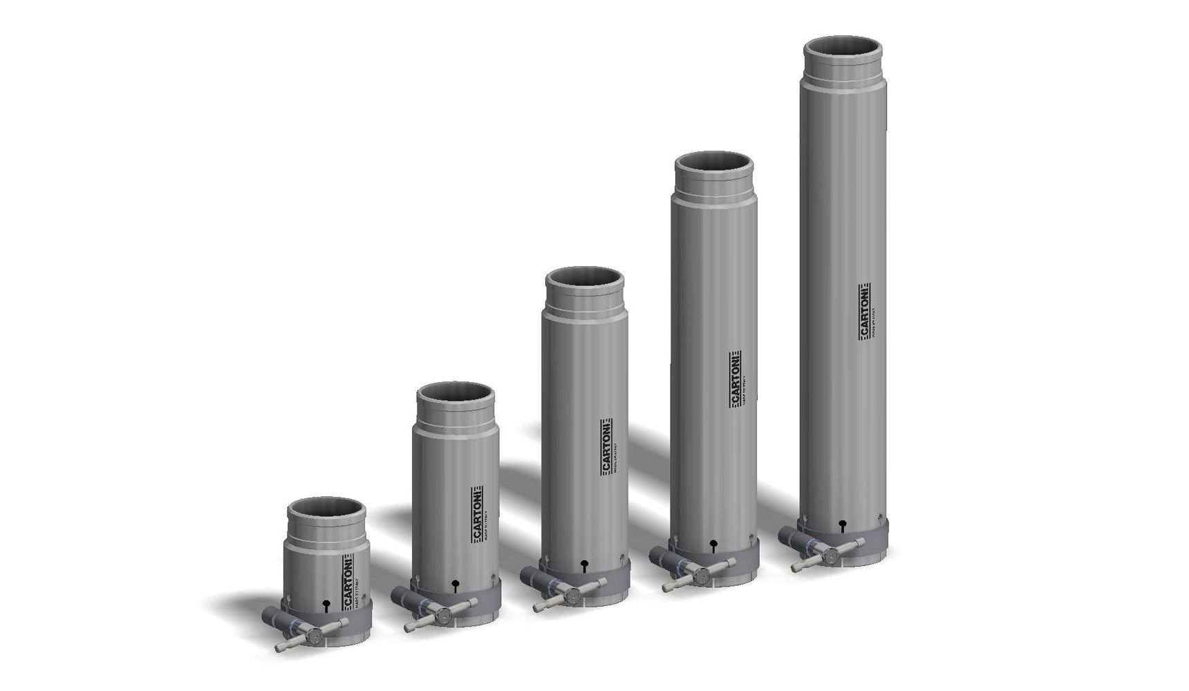 CARTONI - AS974 - Set of 5 Bazooka extension