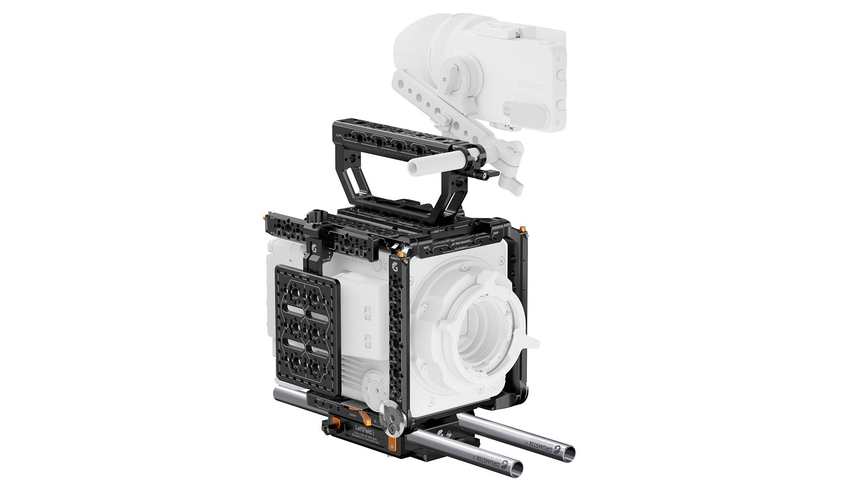 BRIGHT TANGERINE - B4004.0042 - Sony BURANO - Advanced Cine Kit (BUD 15mm LWS Baseplate)