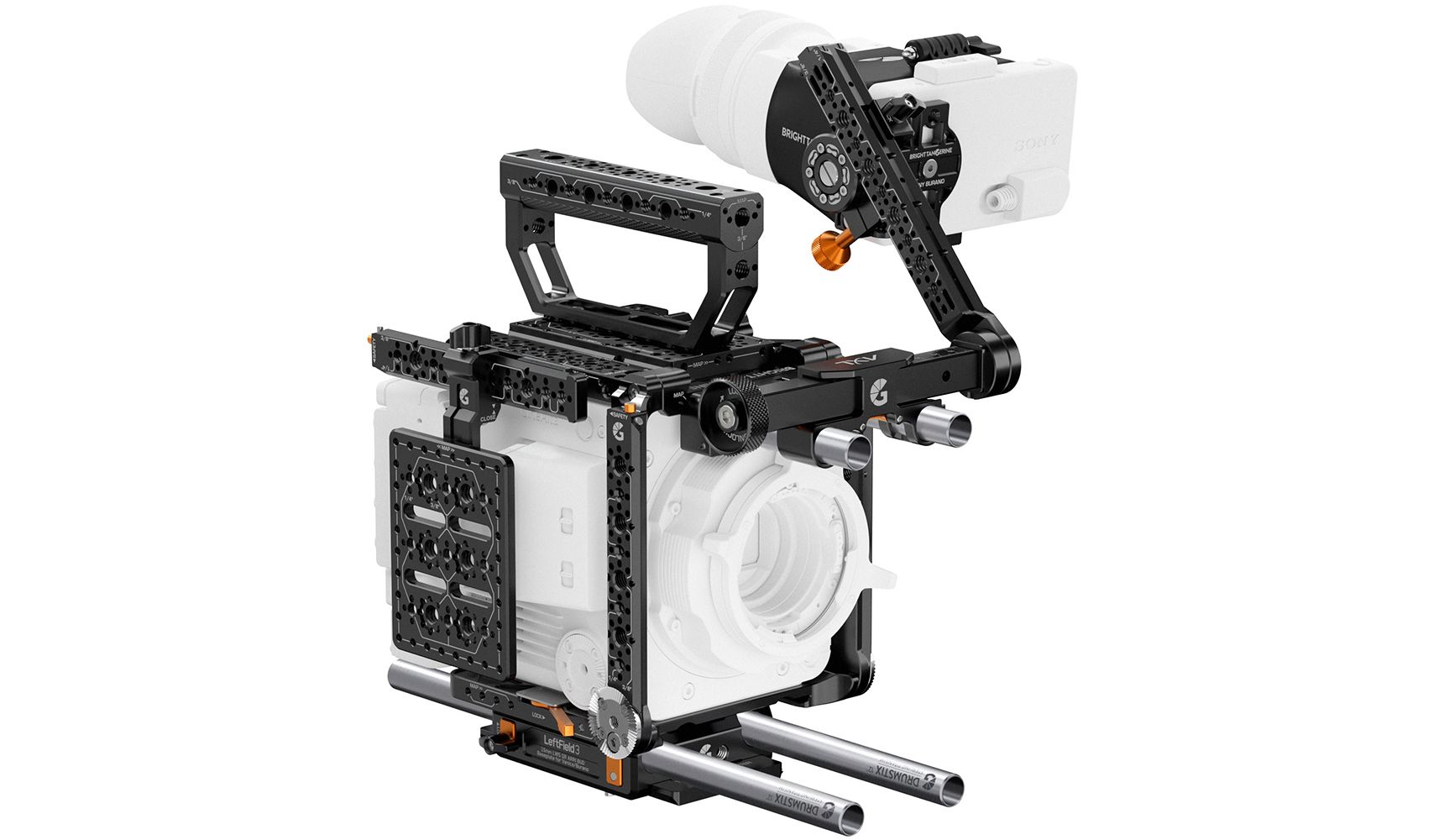 BRIGHT TANGERINE - B4004.0044 - Sony BURANO - Expert Cine Kit (BUD 15mm LWS Baseplate)