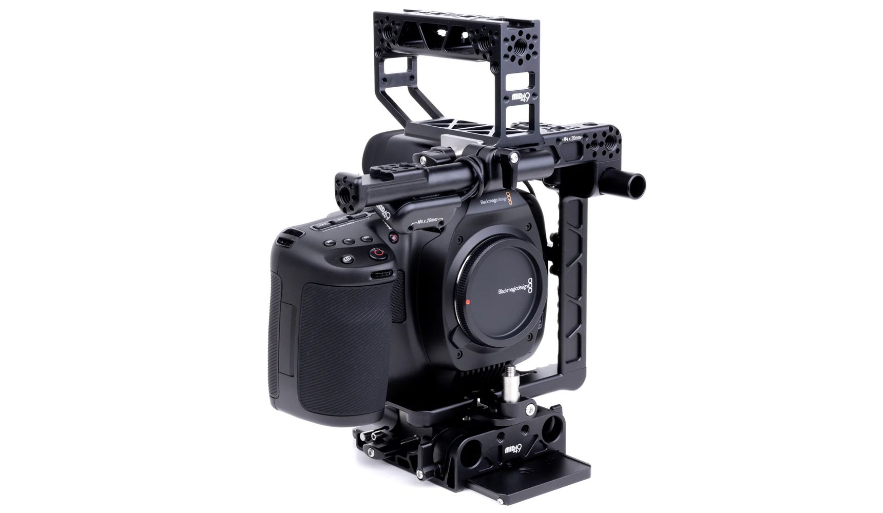 MID49 - Base Kit pour Blackmagic Cinema Camera 6K (Full Frame, Pocket Pro, Pocket G2) + Audio Breakout AB-6
