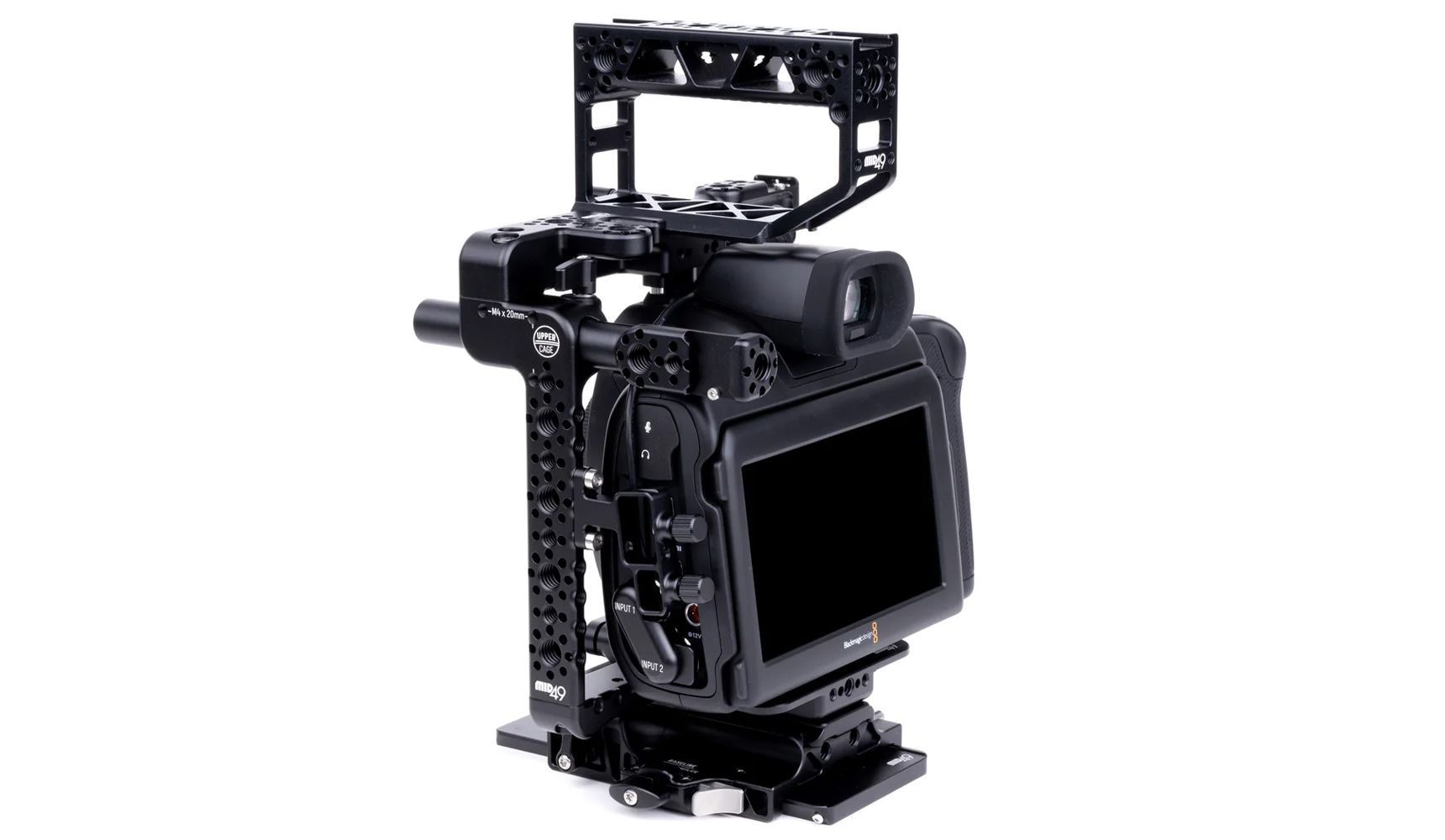 MID49 - Base Kit pour Blackmagic Cinema Camera 6K (Full Frame, Pocket Pro, Pocket G2) + Audio Breakout AB-6