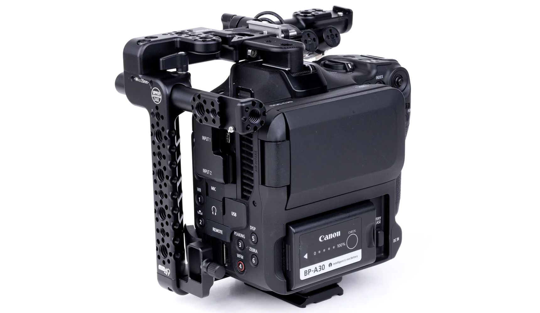 MID49 - Upper Cage pour Canon C70 +  Audio Breakout AB-4