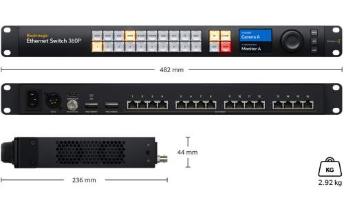 BLACKMAGIC DESIGN - Ethernet Switch 360P