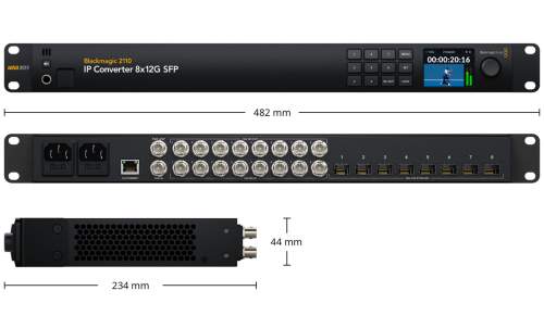 BLACKMAGIC DESIGN - Blackmagic 2110 IP Converter 8x12G SFP