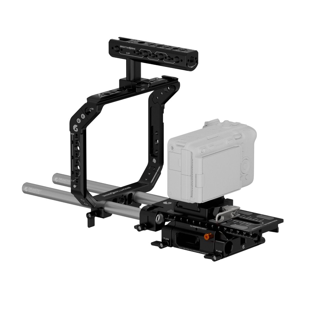 BRIGHT TANGERINE - B4013.0005 - Halo Universal Advanced Kit (for Small Cameras)