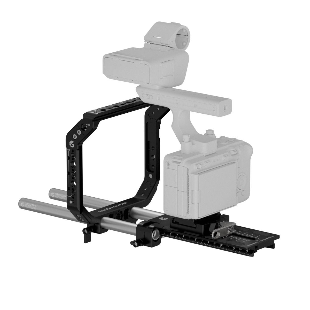 BRIGHT TANGERINE - B4013.0004 - Halo Universal Base Kit (for Small Cameras)