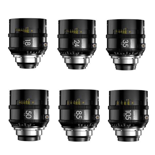 DZOFILM Vespid Prime2 18/24/35/50/85/105mm T1.9 Pieds PL