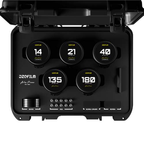 DZOFILM Arles Prime 14/21/40/135/180 PL FF (Mètres)