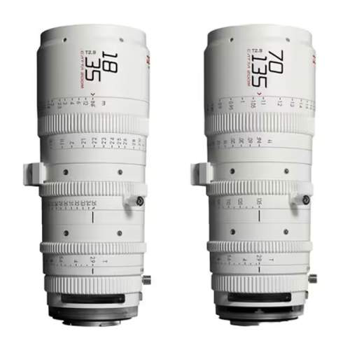 DZOFILM Catta FF ZOOM 18-35mm, 70-135mm T2.9 (Sony E, Blanc)