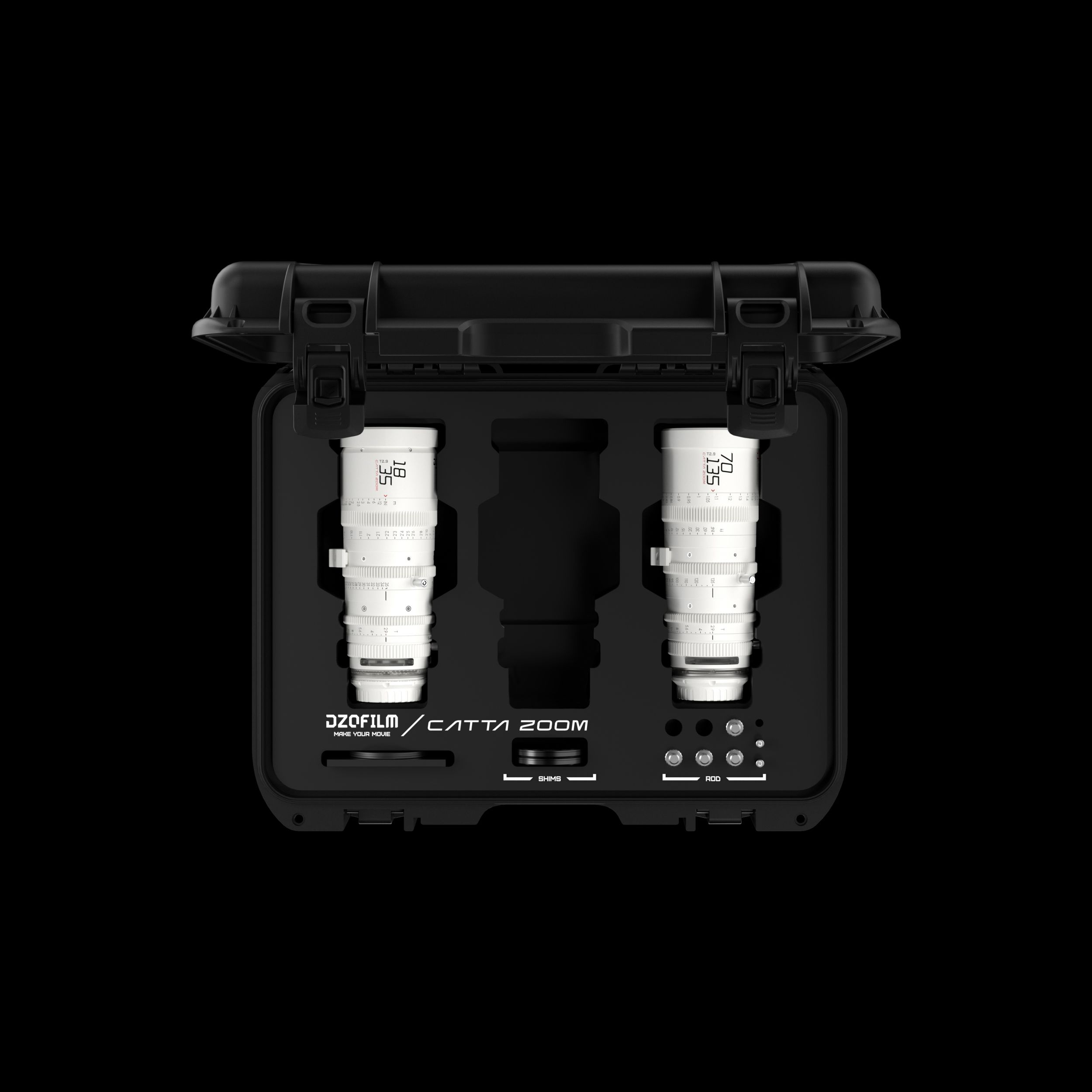 DZOFILM Catta FF ZOOM 18-35mm, 70-135mm T2.9 (Sony E, Blanc)