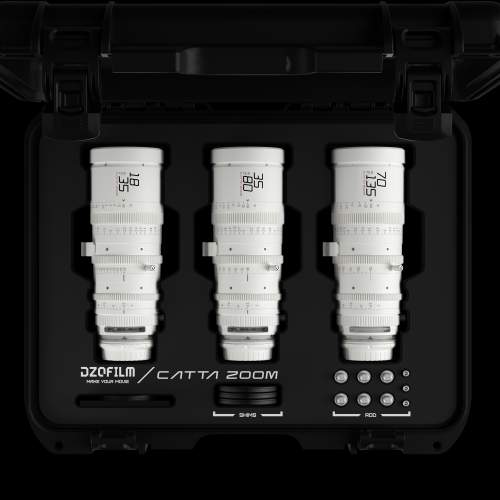 DZOFILM Catta FF ZOOM 18-35mm, 35-80mm, 70-135mm T2.9 (Sony E, Blanc)