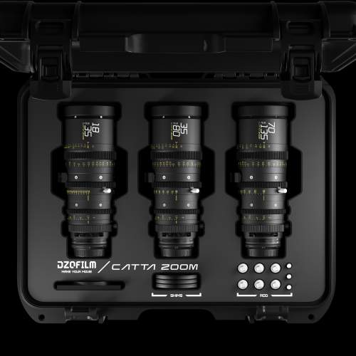DZOFILM Catta FF ZOOM 18-35mm, 35-80mm, 70-135mm T2.9 (Sony E, Noir)