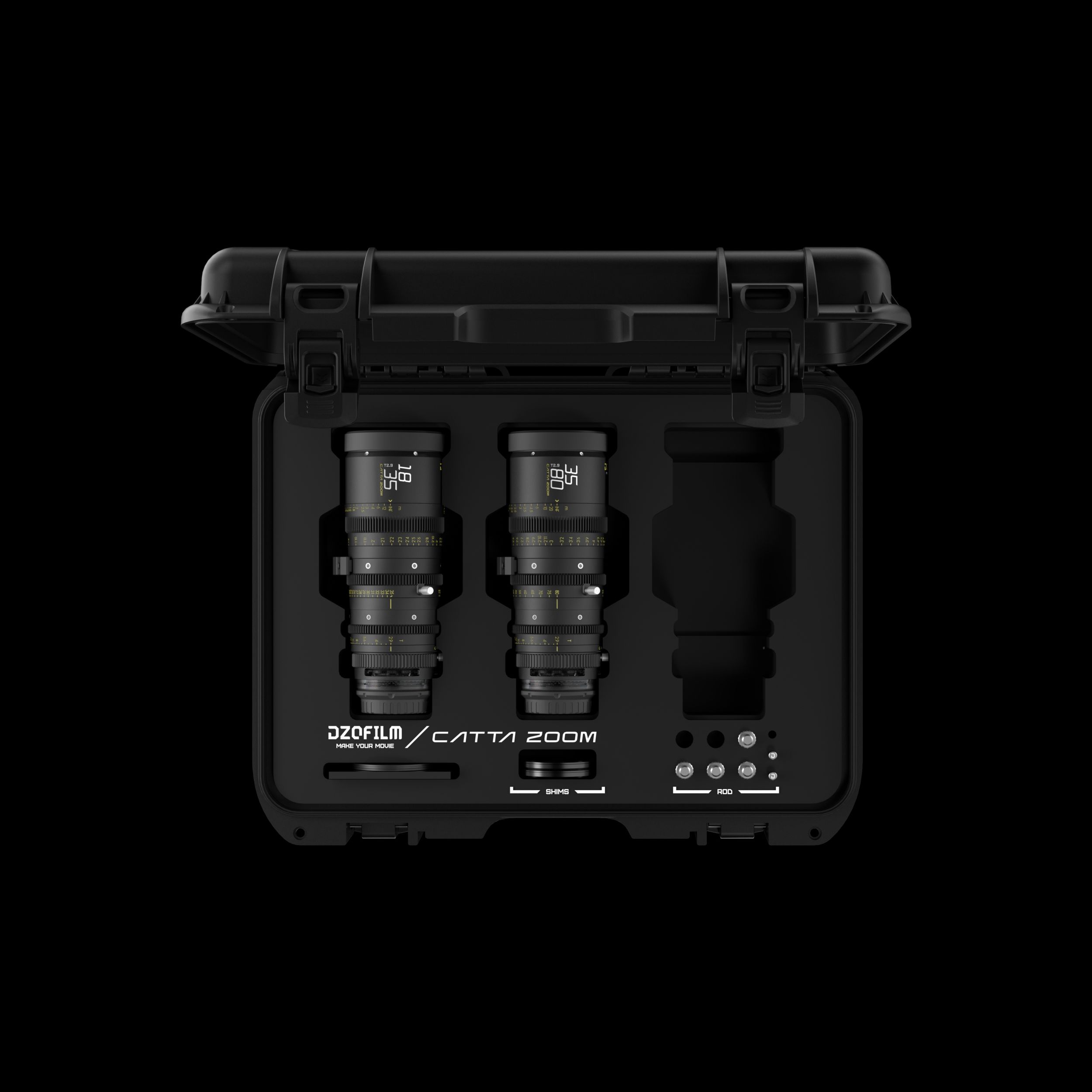DZOFILM Catta FF ZOOM 18-35mm, 35-80mm T2.9 (Sony E, Noir)