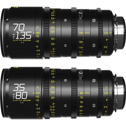 DZOFILM Catta ACE FF ZOOM 35-80mm, 70-135mm T2.9 (PL/EF, Noir)