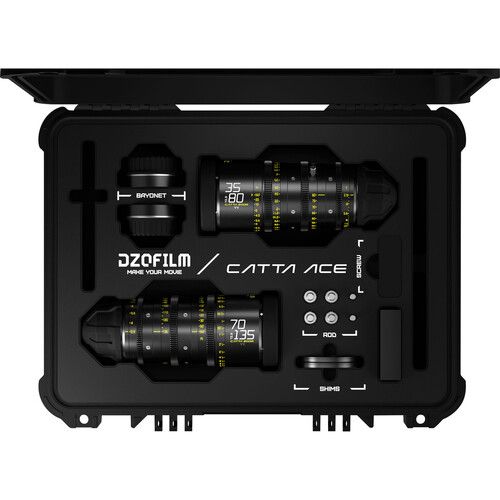 DZOFILM Catta ACE FF ZOOM 35-80mm, 70-135mm T2.9 (PL/EF, Noir)