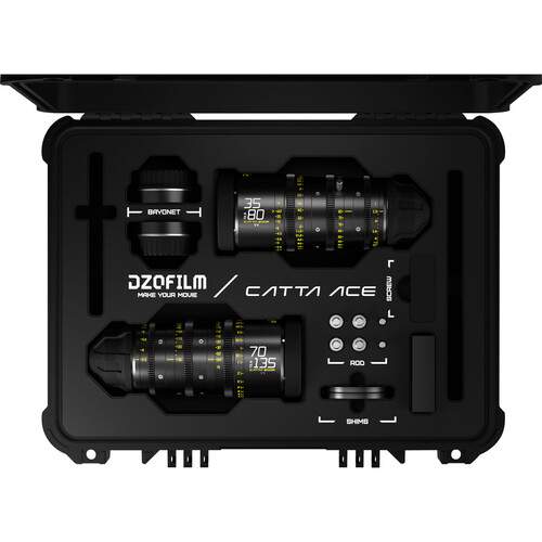 DZOFILM Catta ACE FF ZOOM 35-80mm, 70-135mm T2.9 (PL/EF, Noir)