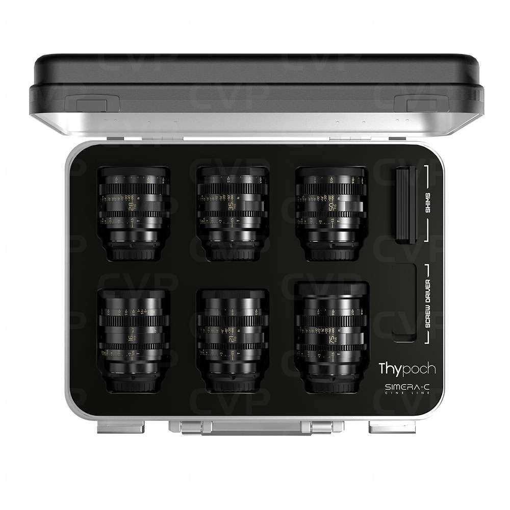 Thypoch Simera-C 6-lens Cine Lens Kit - E Mount